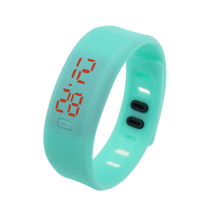 Hot sale New Arrival Fashion Sport LED Watches Candy Color Rubber Mens Womens Watch Date Sports
