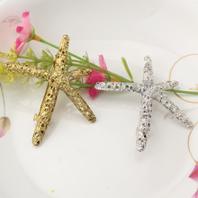 New Arrival Fashion Retro Metal Starfish Hair Clips Sea Star Side Clip Hairpins Hair Accessories Sweet Alloy Barrette Nice Gift