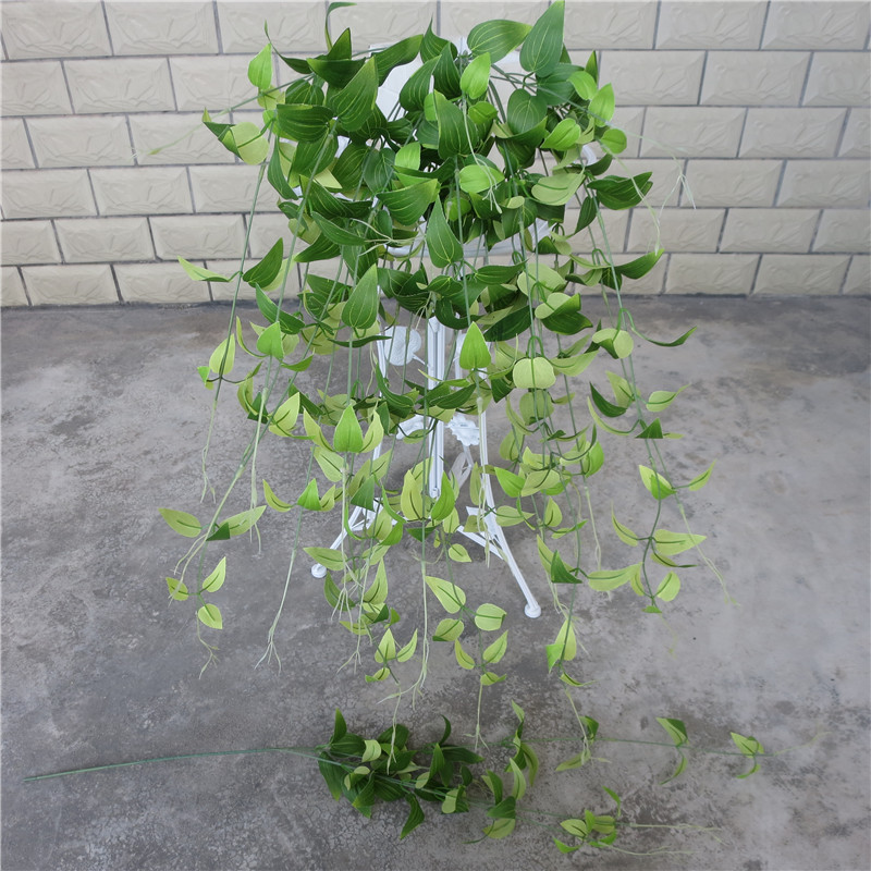 Artificial Flower Wall Hanging Leaves Vine Clematis Chlorophytum Decoration