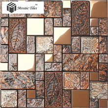 Platinum b961 metal resin ceramic mosaic vintage fashion wind tv entranceway background wall