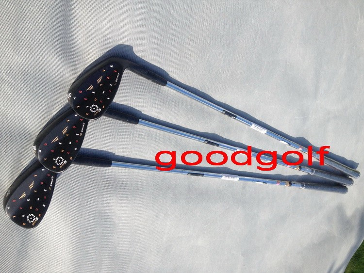 2015 new <font><b>golf</b></font> clubs Limited Edition SM5 Black color <font><b>Golf</b></font> Wedges 52/56/60 degree with steel shafts DHL free shipping 2015 new <font><b>golf</b></font> clubs Limited Edition SM5 Black color <font><b>Golf</b></font> Wedges 52/56/60 degree with steel shafts DHL free shipping