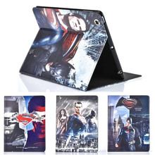 New Superman Batman PU Leather Silicon back cover for 7 9 Apple iPad mini 4 protective