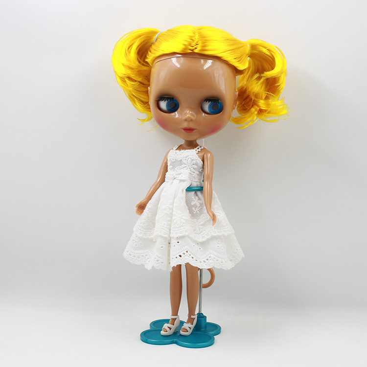 New List Light Tan Blyth Nude Doll Blonde Short Hair Princess Doll Limited Collection Dolls For Girls Gifts