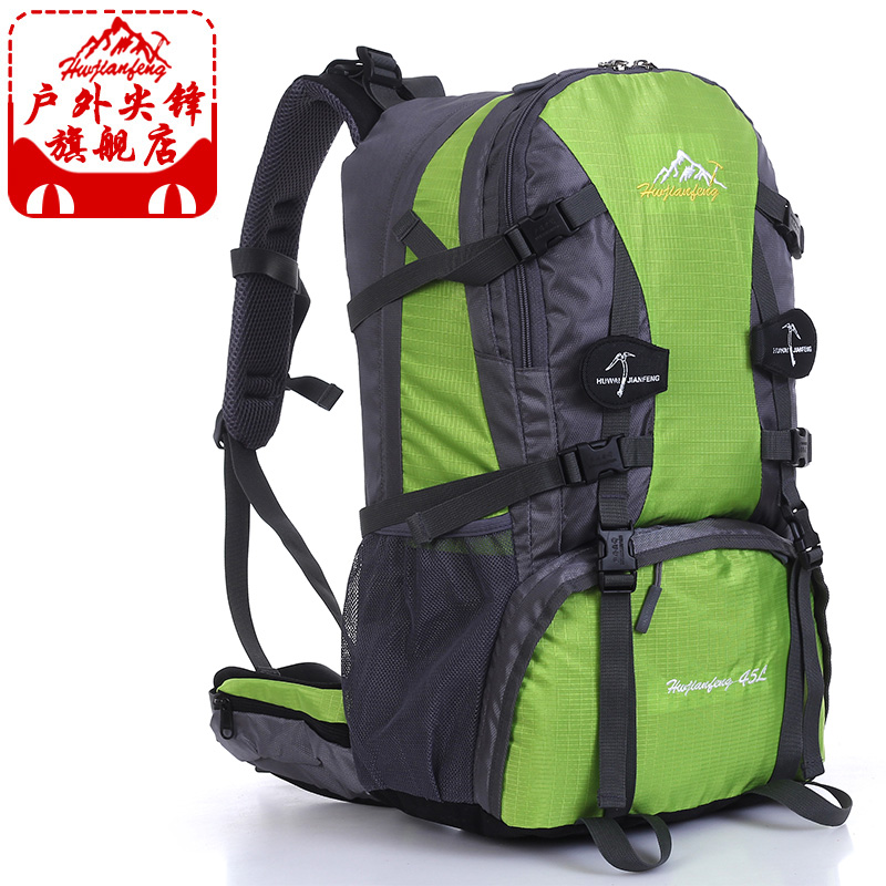 Outdoor spikeing professional mountaineering bag backpack male big capacity travel backpack outdoor bag waterproof female 45l