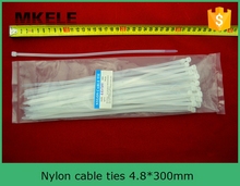 Hot Sale cable tie with label MKCT 4 8 300 Factory Direct 100Pcs Bag
