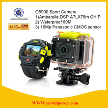 Original Digital Camera G8900 WiFi 60m Diving Waterproof  Camcorders RF Remote Full HD 1080P 145 Degree Lens Action Camcorders