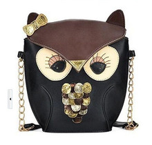 Owl Women Leather Handbag Cartoon Bag Fox Shoulder Bags Women Messenger Bag 100PCS lot