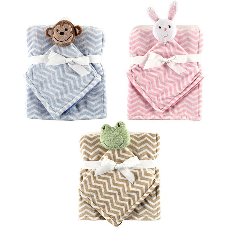 Buy 2pcs/set Hudson Baby Blanket Plush Security
