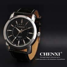 Relojes hombres lujo de la marca famosa moda único Dial reloj de hombre fresco relojes para hombres con banda de cuero envío gratis
