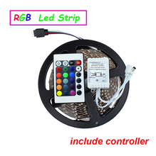 3528 из светодиодов ленты 5 м / roll 60led / M из светодиодов полосы SMD 3528 DC12V безопасное из светодиодов бар, 24Key ик-пульт дистанционного управления ( только для RGB ) соответствует CE