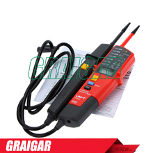 Tensión Portable y continuidad probadores UNI-T UT18C 12 V – 690 V LED AC / DC tensión de rango automático voltímetro del probador del voltaje