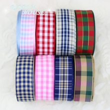 (5 yards/lot) 25mm Scotish Ribbon Wholesale Lovely gift packing Christmas Ribbons