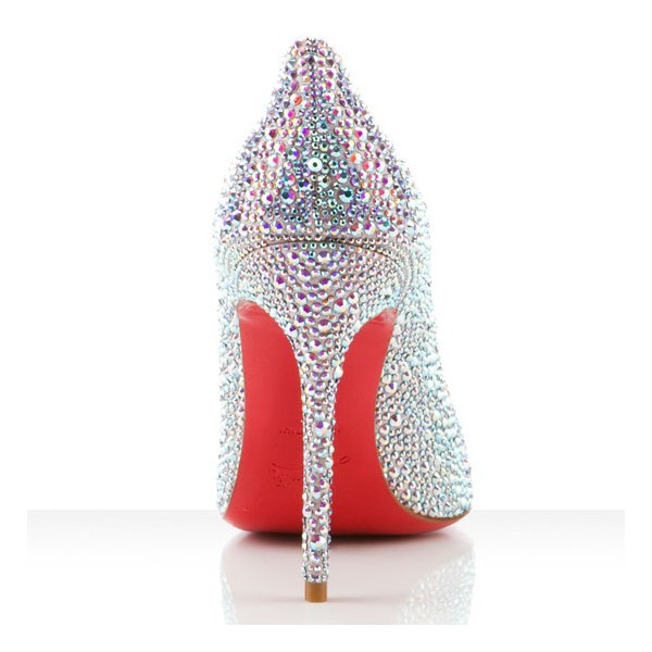 red bottoms with diamonds