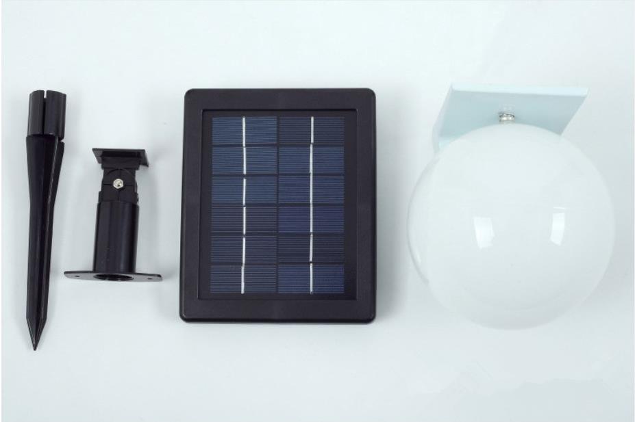 Solar Panel Waterproof Acylic Ball Solar Light Garden/Pathway Led Solar Wall Lamp Emergency ...