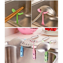 1 Piece Kitchen Milti-fuction Plastic Bean sprouts Shaped Spoon Holder Kitchen Accessories Fashion