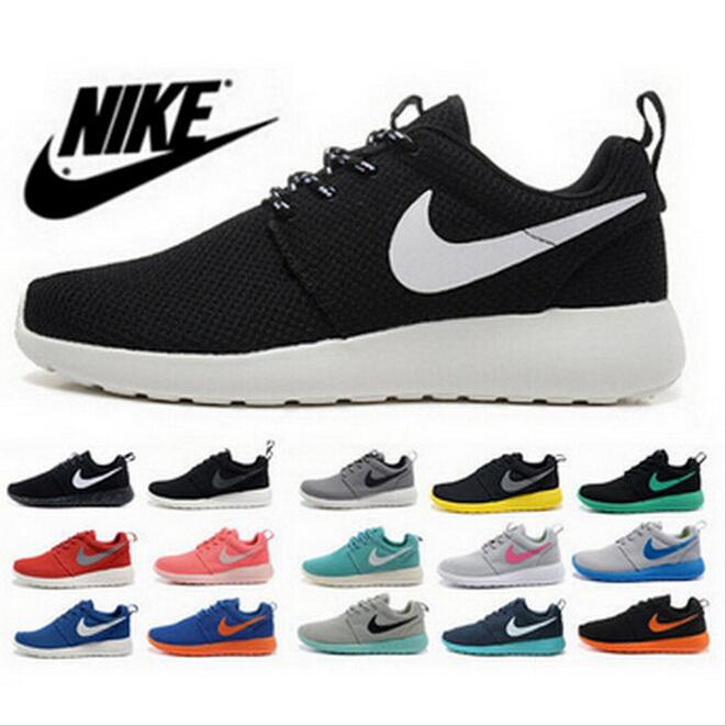 roshe run grigie e arancioni