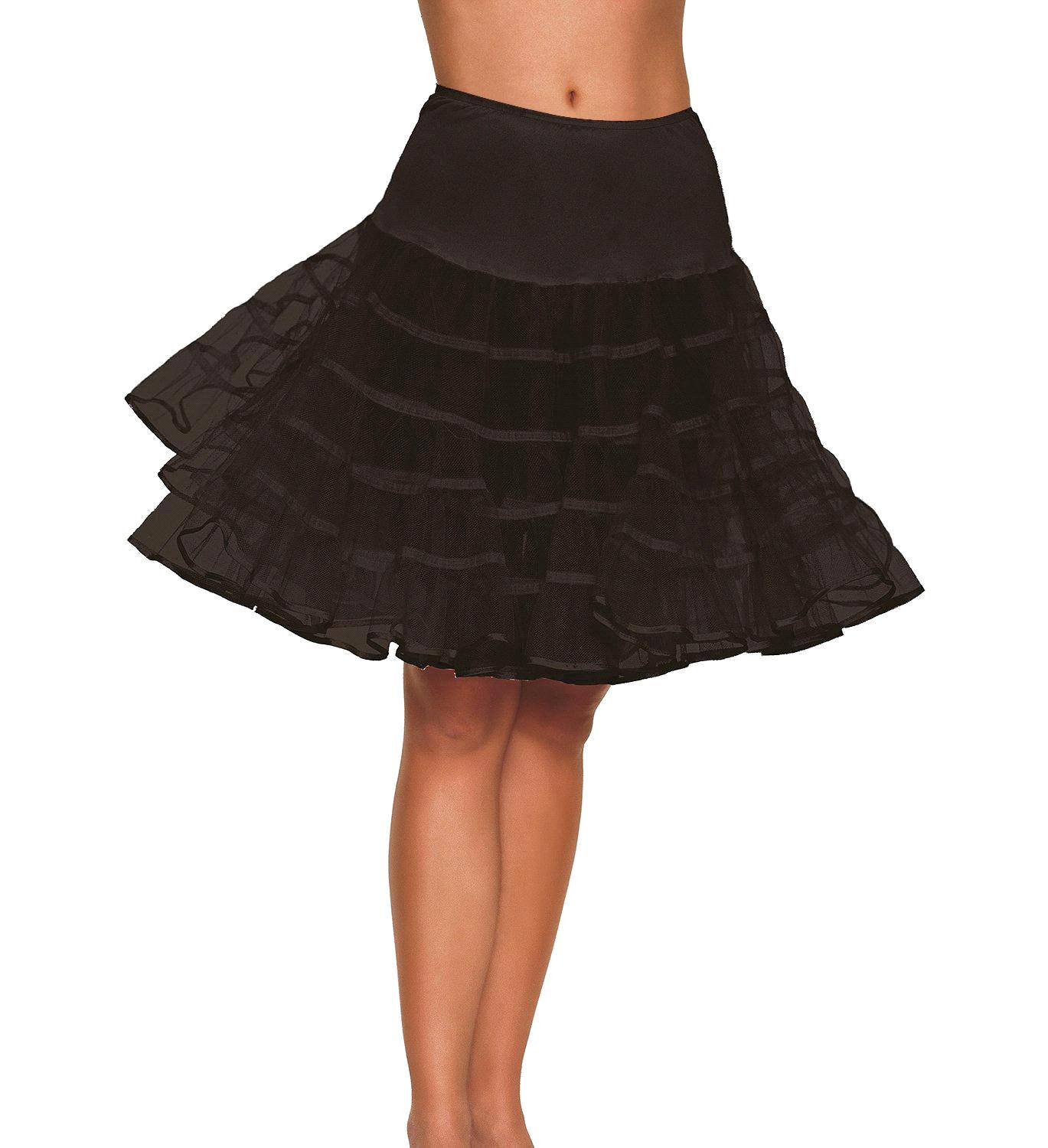 Black Short Tulle Petticoat Crinolines Vintage Bridal Petticoats for Wedding Dress Underskirt