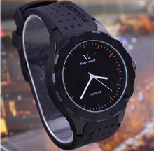 Hot sale football fashion casual male sports watch silicone alloy wristwatches men sports watches 2015 Montre