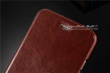 Luxury Vintage Genuine Leather Case for Lenovo S660 Retro Smartphone Case Stander Card Slot Magnetic Cover