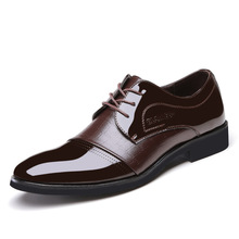 2015 Fashion Business Bright Boots Summer Cool Winter Warm Men Leather Shoes Men s Flats Shoes