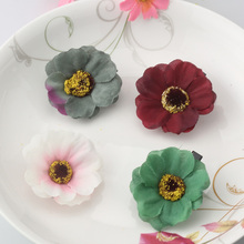 Boho Styles 11 Colors Imitation Flower Hair Clip Beauty Hairpins Barrette Decoration Hair Accessories Beach Hairwear Party