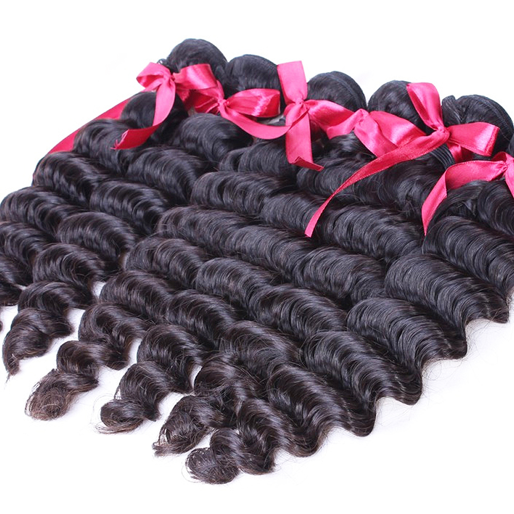 Queen Hair Products Brazilian Deep Wave Virgin Hair 100% Unprocessed Brazilian Deep Curly Virgin Hair Fast Shopping 3pcs/Lot