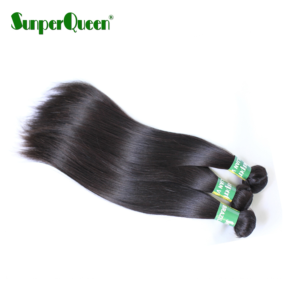 Queen Hair High Quality Brazilian Virgin Hair Straight Factory Outlet Price 3PCS/LOT 5a Virgin Hair Free Shipping