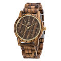 Vintage Retro Chiristmas Gift Item Limited Edition Men Wood Watch miyota 2035 Movement High Quality Vintage