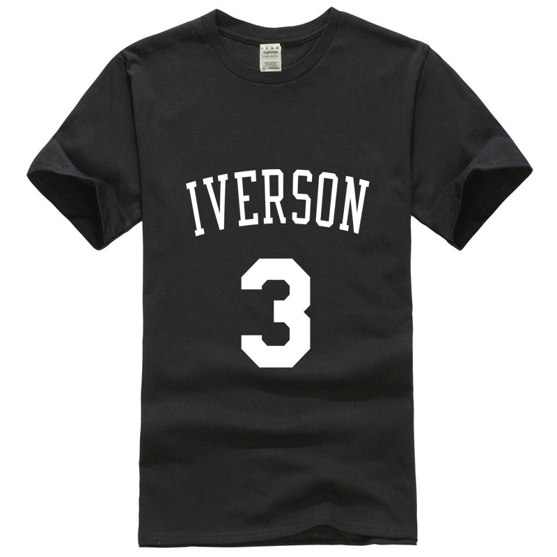 white iverson t shirt