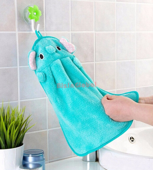 Cute Animal Microfiber Kids Children Cartoon Absorbent Hand Dry Towel Lovely Towel For Kitchen Bathroom Use (13)