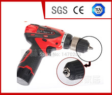 Free Shipping Multi-function Cordless Drill Electric screwdriver 1800mA Li-battery 12V