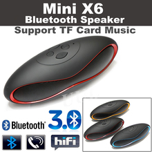 Free Shipping X6 MINI Football Wireless Bluetooth Speaker Portable Audio Player Music Speaker 2015 New altavoz Bluetooth