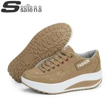 Platform shoes women outdoor shoes Slimming wedges women Swing leisure shoes high qulity A708