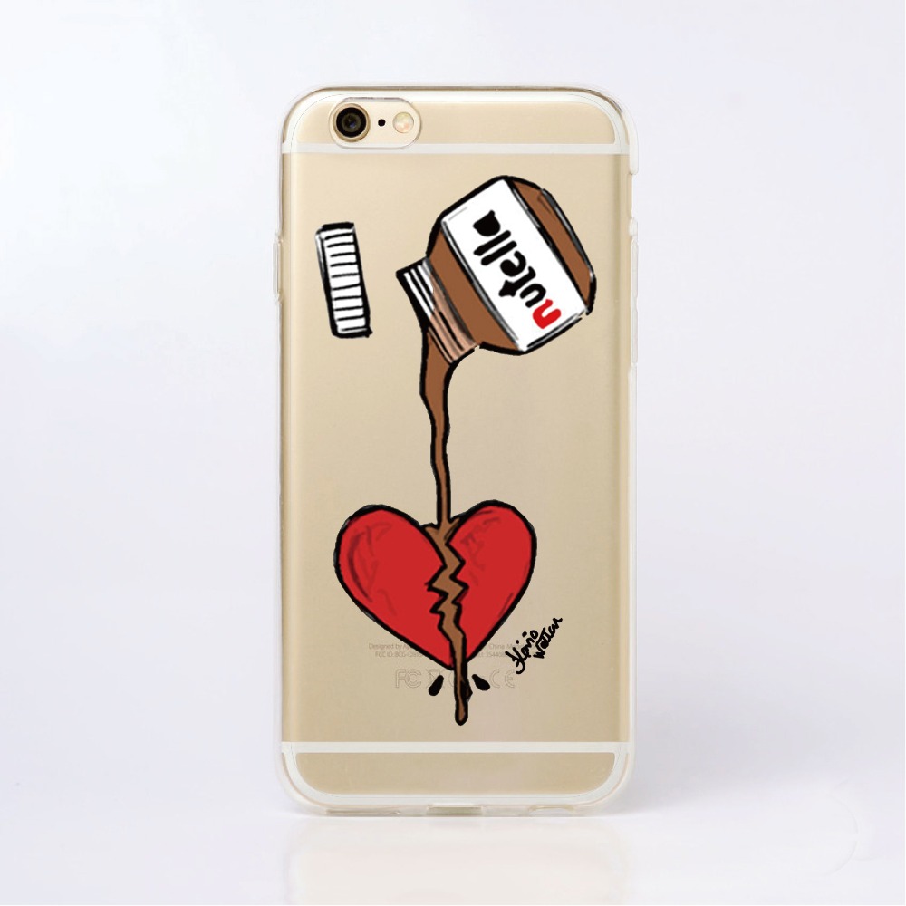 new custom catcher nutella chocolate bottle sushi soft transparent phone back cover new custom catcher nutella chocolate bottle sushi soft transparent phone back cover