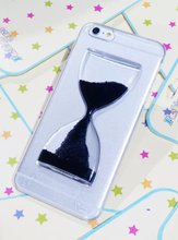 New Dynamic Liquid Hourglass Sand Quicksand Case For iphone 6 Crystal Clear Hourglass Back Cover For Apple iphone6 4.7”