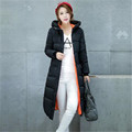 2016 New Winter Down Cotton Jacket Parka Women Slim Thicken Warm Wadded Jacket Hooded Big Yards