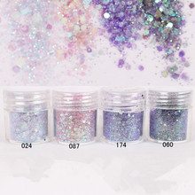 1 Box Nail Glitter Purple Sequins Glitter Powder DIY Decoration Super Matte Powder Nail Art Glitter 8234069