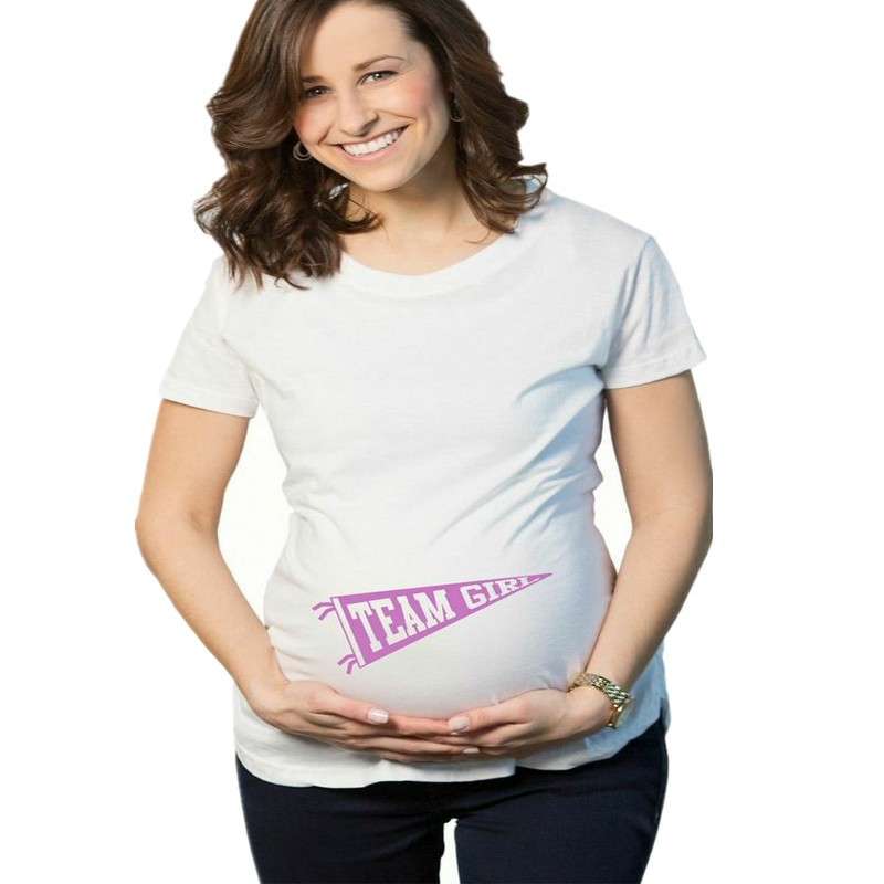 EAST-KNITTING-K30-Pregnant-Maternity-T-Shirts-Team-Girl-Summer-Short-Sleeve-Casual-Pregnancy-Shirt-For
