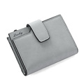 Super thin Multi Card Holder Women Short Wallet Japan And Korean Style Retro Nubuck Buckle Bag