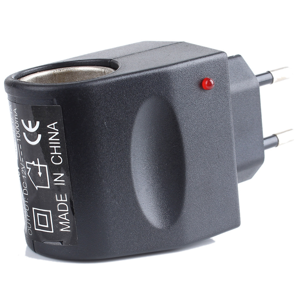 Car Cigarette Lighter Adapter Converter 220V Wall Power to 12V DC Car Cigarette Lighter Adapter Converter