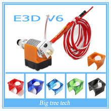E3D V6 3D Print J-head hotend &Single Cooling Fan for 1.75mm/3mm Direct Filament Wade Extruder 0.3/0.4/0.5mm Nozzle longdistance