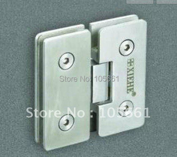 Free shippingShower room clamp /Stainless steel bathroom / clip shower sauna glass hinge 180
