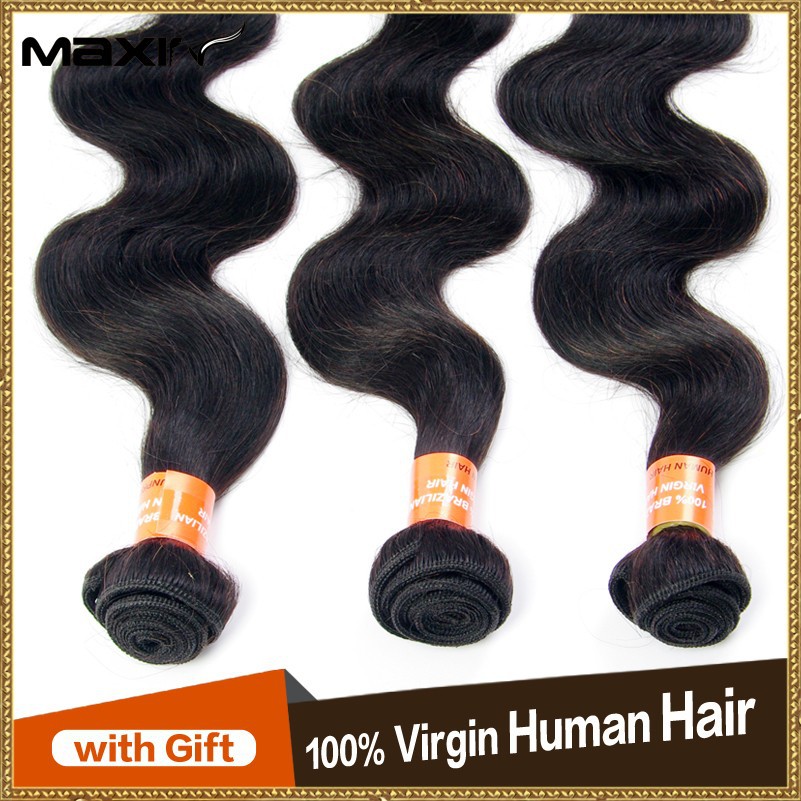 Hair Wet and Wavy Virgin Brazilian Hair Human Hair Weave 1 Piece Brazilian Body Wave 8-34inch 