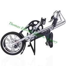 Outdoor Folding bike MINI bicycle 16″ wheel aluminium alloy frame Free carry bag multicolor