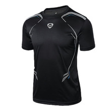 2015 New Summer Outdoor Team Sports Clothing Dry Fit Sport Men T Shirt Fitness Training Football T Shirt Quick Dry Tshirt Unisex