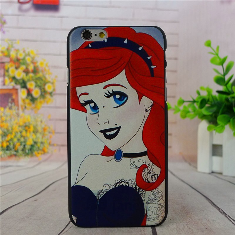 4.7" For Apple i Phone iPhone 6 Case Tattoo Ariel Little Mermaid series Protective Cover Case For iPhone6 Free Shipping 4.7" For Apple i Phone iPhone 6 Case Tattoo Ariel Little Mermaid series Protective Cover Case For iPhone6 Free Shipping