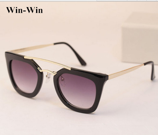 2016 Vintage Half Metal frame Sunglasses Women Brand New ...