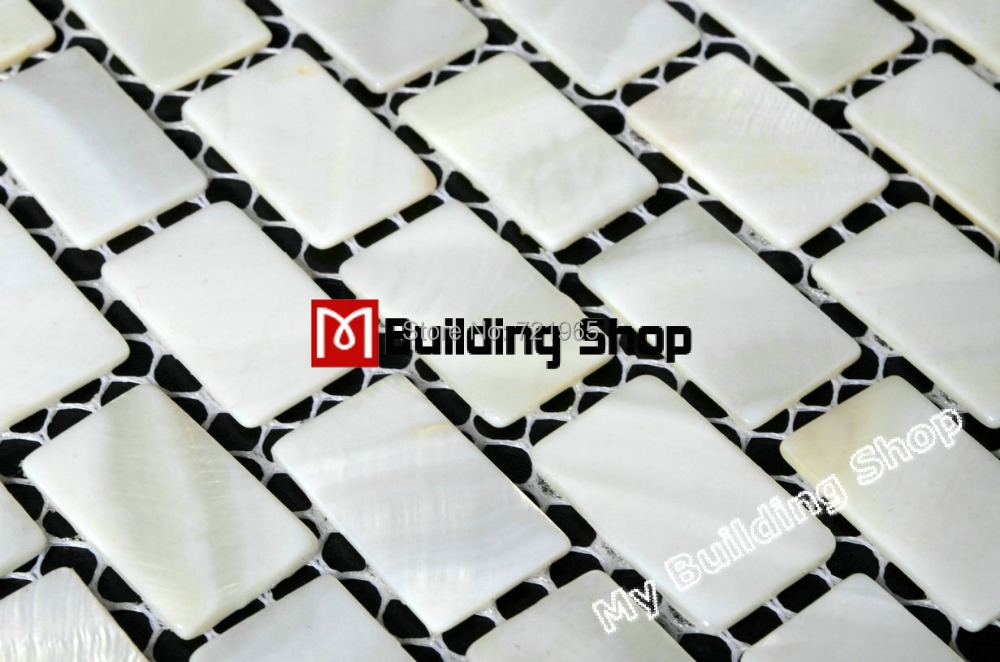 Mother of pearl tile kitchen backsplash sea shell mosaic MOP004 white pearl tiles mother of pearl tiles bathroom tile