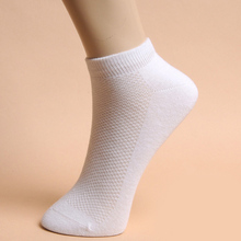 10 pairs Men s socks brand quality polyester casual breathable 3 Pure Colors sports Mesh short