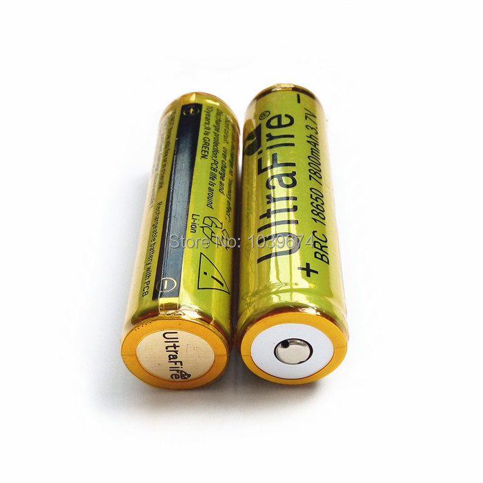 High Capacity Ultrafire BRC 18650 7800mAh 3 7V PCB Protected Rechargeable Lithium ion Battery Cell